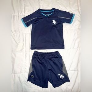 Tampa Bay Rays toddler outfit